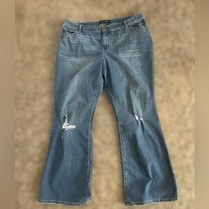 AG Adriano Goldschmied Classic blue distresses Women’s Jeans